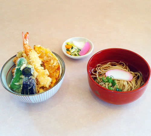 ミニ天丼&ミニ麺セット